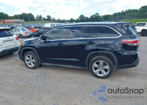 2015 Toyota Highlander Limited V6 z USA, uszkodzony, nr VIN 5TDDKRFH5FS076512